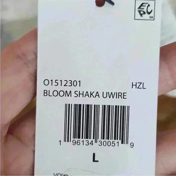 NWT Volcom Bloom Shaka Underwire Bikini Top Floral Size Large Eco True - Picture 4 of 13